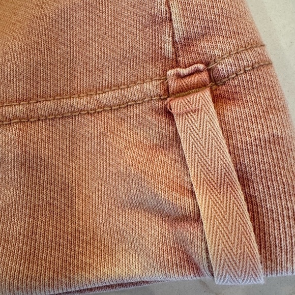 Anthropologie Maeve Pigment Dyed Tie Front Pullover Sweatshirt / xsmall - Picture 5 of 11